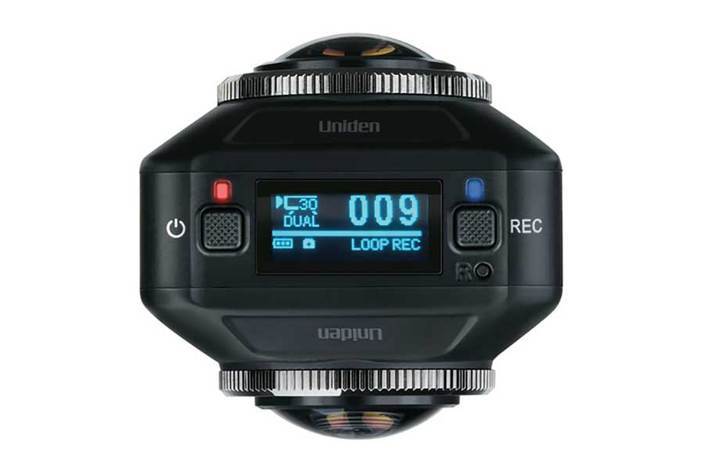 Uniden DC720 720° Dual Lens Dash Camera