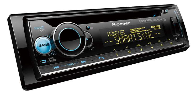 Pioneer DEH-S6200BS Single-DIN In-Dash CD Player with Bluetooth and SiriusXM Ready