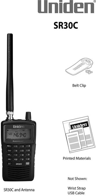 Uniden SR30C SR30C 500-Channel Compact Handheld popular Scanner