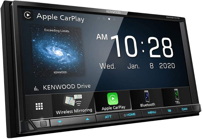 Kenwood DMX9707S 6.95" Resistive Touchscreen Digital multimedia receiver with Bluetooth