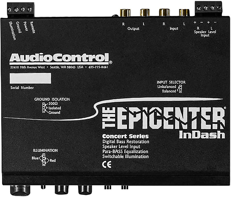 AUDIOCONTROL EPICENTERINDASH Indash Bass Restoration Processor