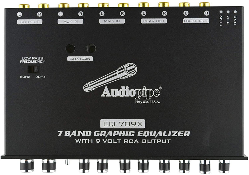 AUDIOPIPE EQ709X  Band Graphic Equalizer