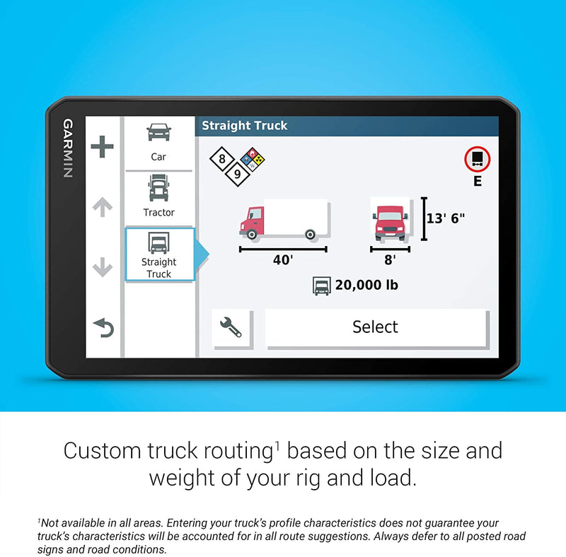 Garmin dezl OTR700, 7-inch GPS Truck Navigator