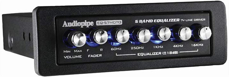 AUDIOPIPE EQ-57MOTO 5 Band Graphic Equalizer