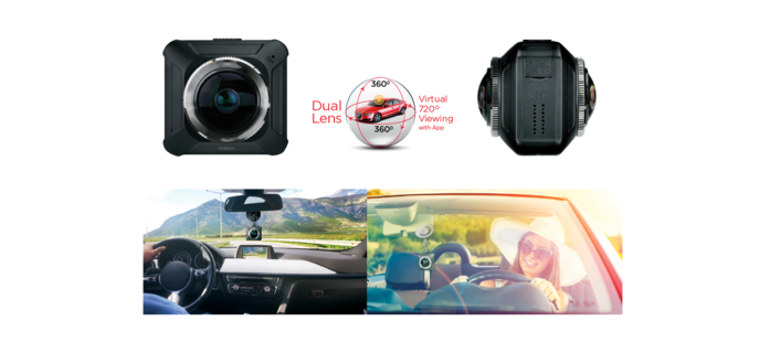 Uniden DC720 720° Dual Lens Dash Camera