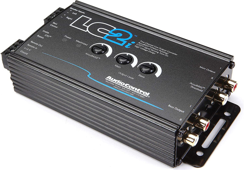 AudioControl LC2i 2 Channel Line Out Converter with AccuBASS and Subwoofer Control