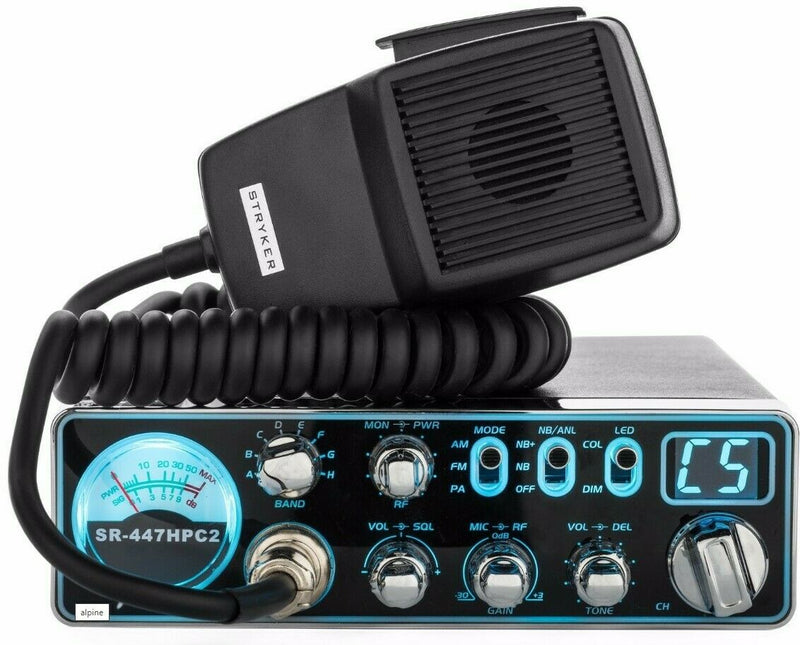 Stryker SR-447HPC2 Compact 10 Meter Radio With Multi-Color