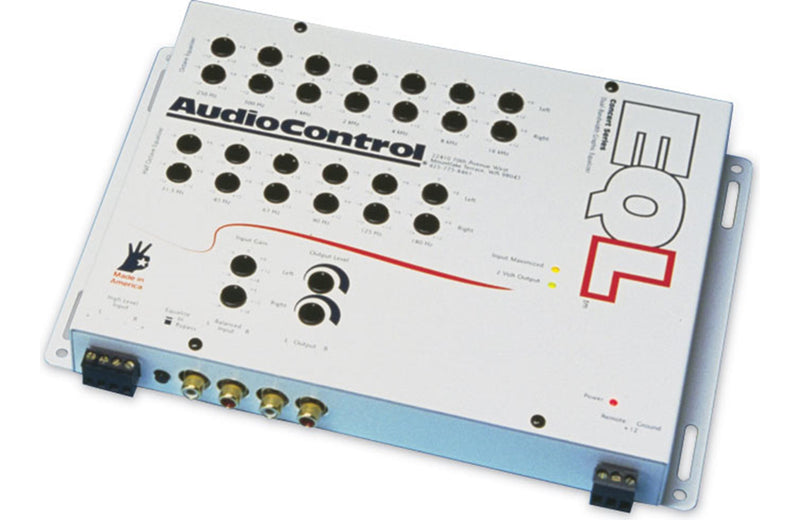 AudioControl EQL Black Trunk Mount Equalizer and Pre-Amp