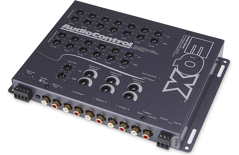 AudioControl EQX Black Trunk Mount Equalizer with Crossover